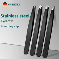 4pcs set Stainless Steel Tweezer Set Eye Brow Clips multifunctional Fine Hairs Puller for Facial Hair Removal and Splinter Remov 1