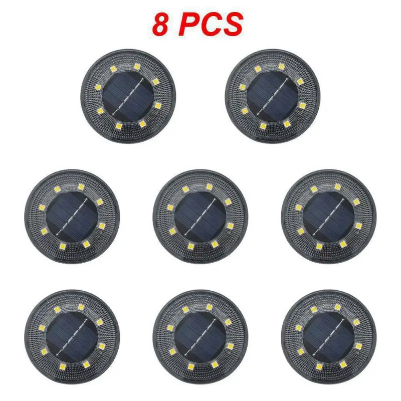 8Pcs Warm Light