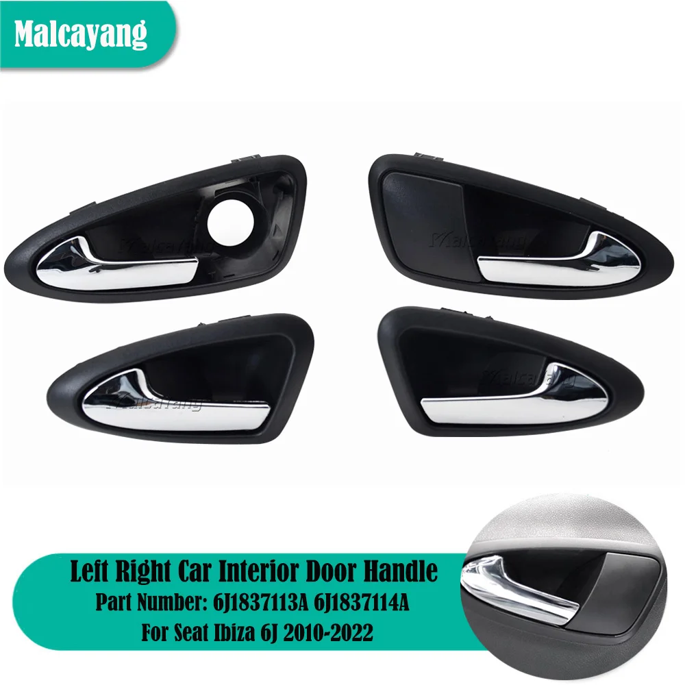 Maniglie Per Porte Muslimate Sinistra Destra Interni Auto Per Seat Ibiza 6J 2010 2011 2022 Muslimatexb