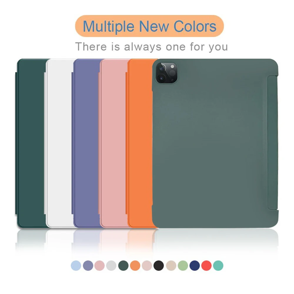 Custodia In Silicone Per Nuovo Ipad Pro 11 "2022 Folio In Pelle Pu Per Ipad Pro 11 Da 11 Pollici 2018 2020 2021 Custodia Sottile Con Cover Posteriore 
