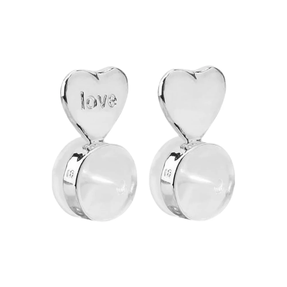 10 Teile/los Gummi Herz Liebe Ohrring Einstellbare Heber Ohr Rückseiten Stopper Für Hypoallergen Muttern Ohrläppchen Unterstützung Schmuck Machen – Detail 3