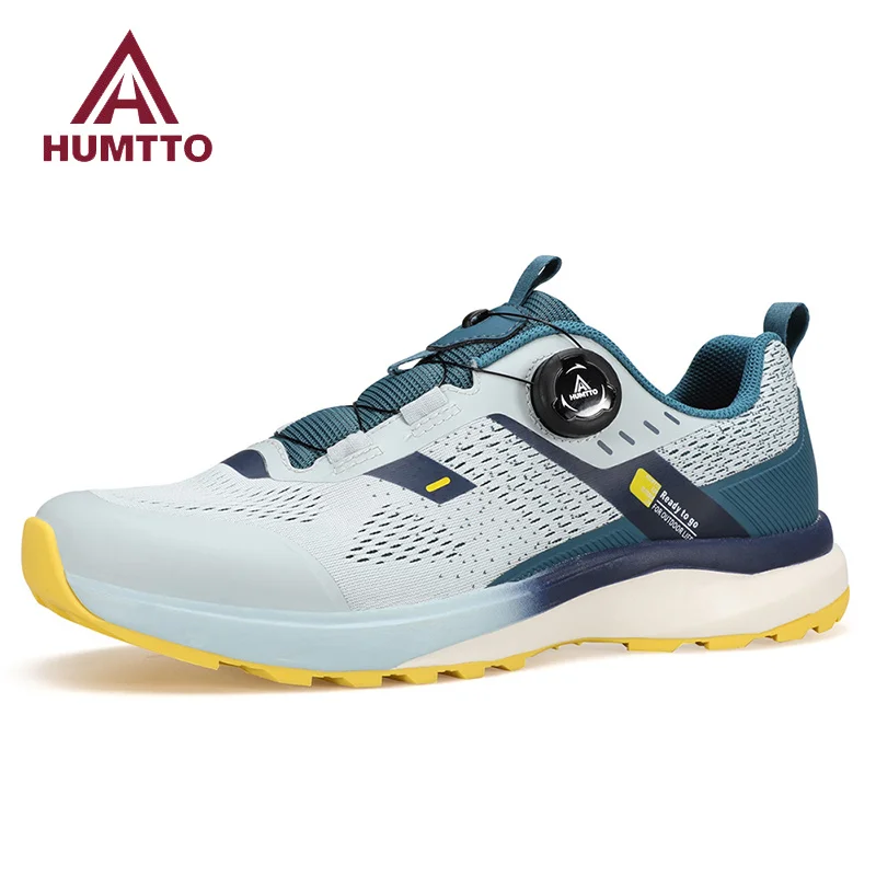 HUMTTO Men Running Shoes Summer Breathable Sneakers for Man Brand Luxury Designer Trainers Black Non-Leather Casual Sneaker Mens