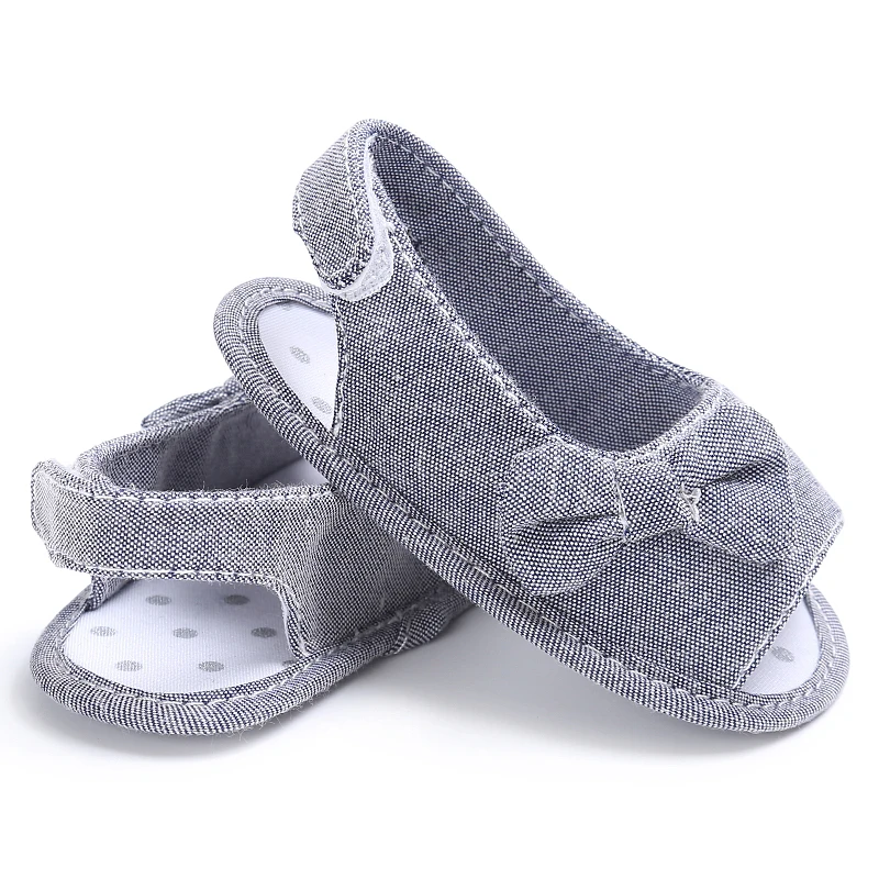 0-18M Newborn Summer Sandals Cute Open Toed Bow Soft Soled Baby Sandals The First Walking Shoes For Toddlers