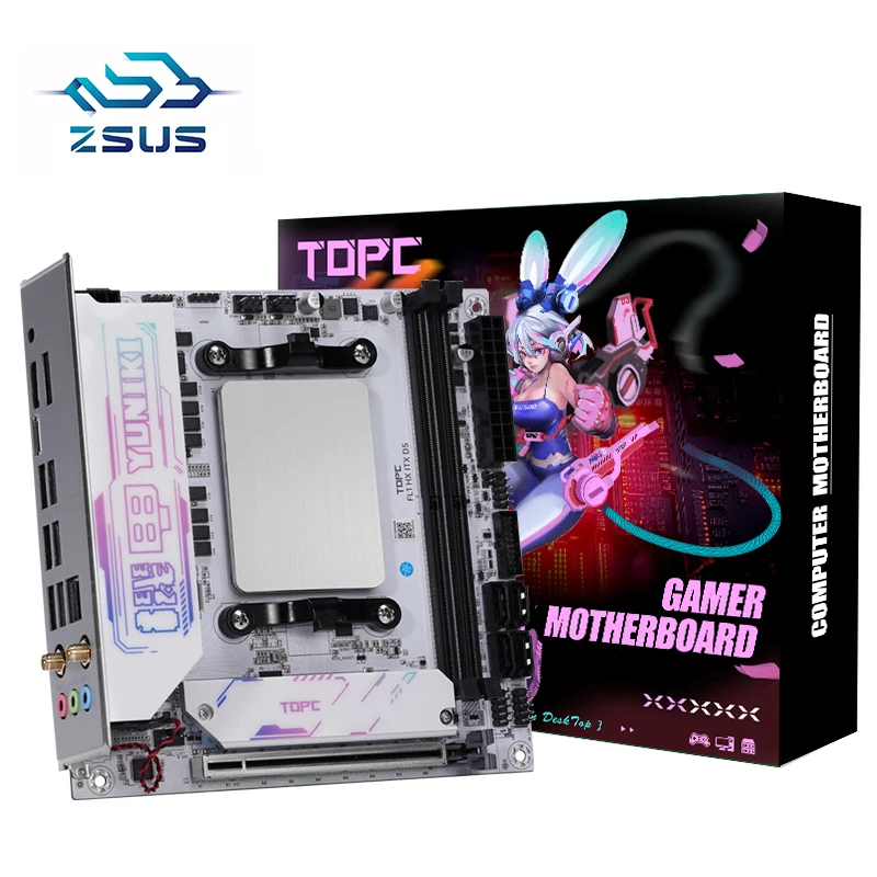 ZSUS Motherboard AMD Processor R7 R9 7945HX 7845HX 7745HX, Dual Channel DDR5 AM4 Mainboard with M.2 NVME Support