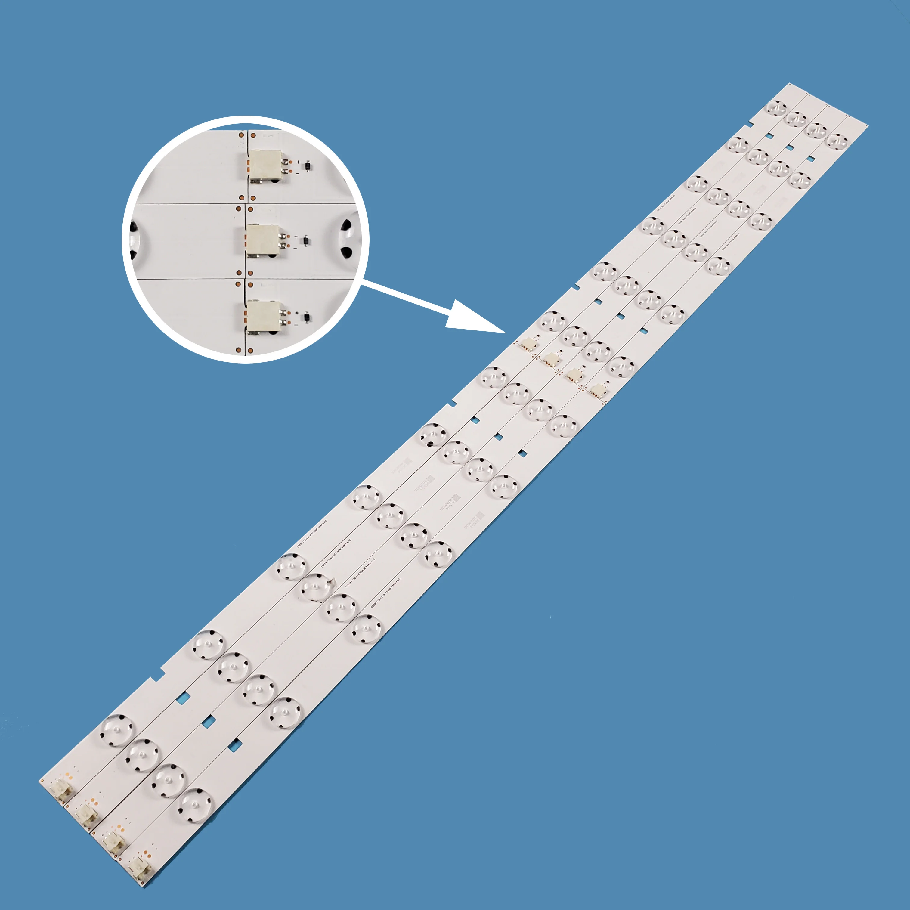 

8Pcs/set Smart TV LED Backlight Bar Strip SVT400A94_REV03_L/R-TYPE_140203 for Toshiba 40L5400VM 40L2400D Accessories Repair