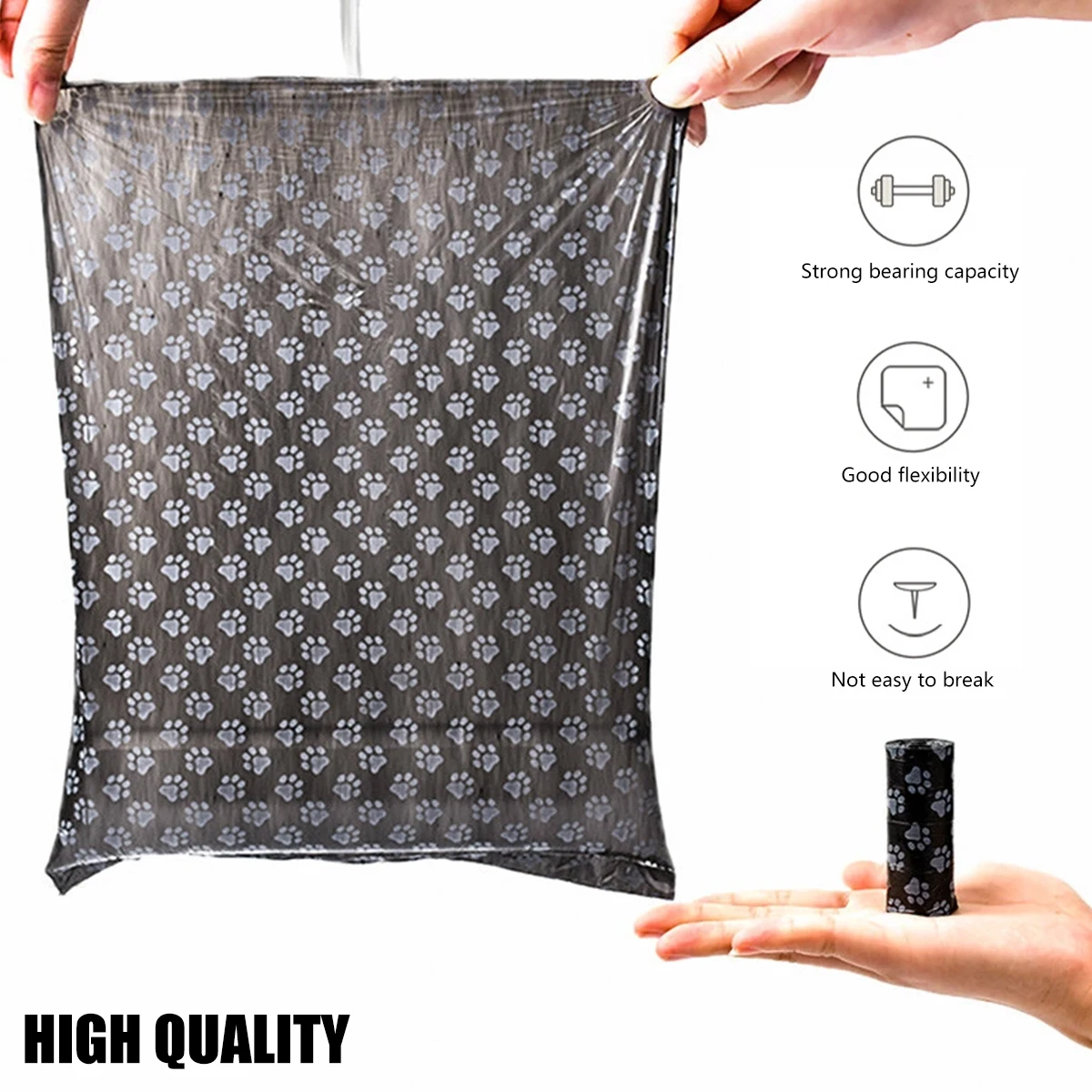 Dog Poop Bags 30Roll pet poop bags dog poop bags Disposable Pet Waste Bags Dog Waste Design Pet Poop Clean Pick Up Bone Bag Dispenser Tools