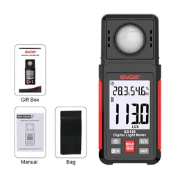 Advanced Digital Lux Meter - Professional 200,000 Lux Illuminance and Light Measurement Device (GD158)