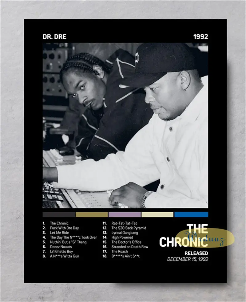 thumbnail image 1 of Imágenes de portada modernas Pop Hip Hop Rap Star Singer NAS BIG Music Album Poster Canvas Print Art Home Wall Decor Room Aesthetic, 1 of 5