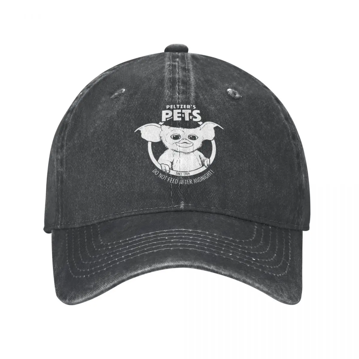 

Pets Gremlins Cast Midnight Art Men Women Baseball Caps Gizmo Distressed Denim Washed Caps Hat Classic Outdoor Summer Headwear