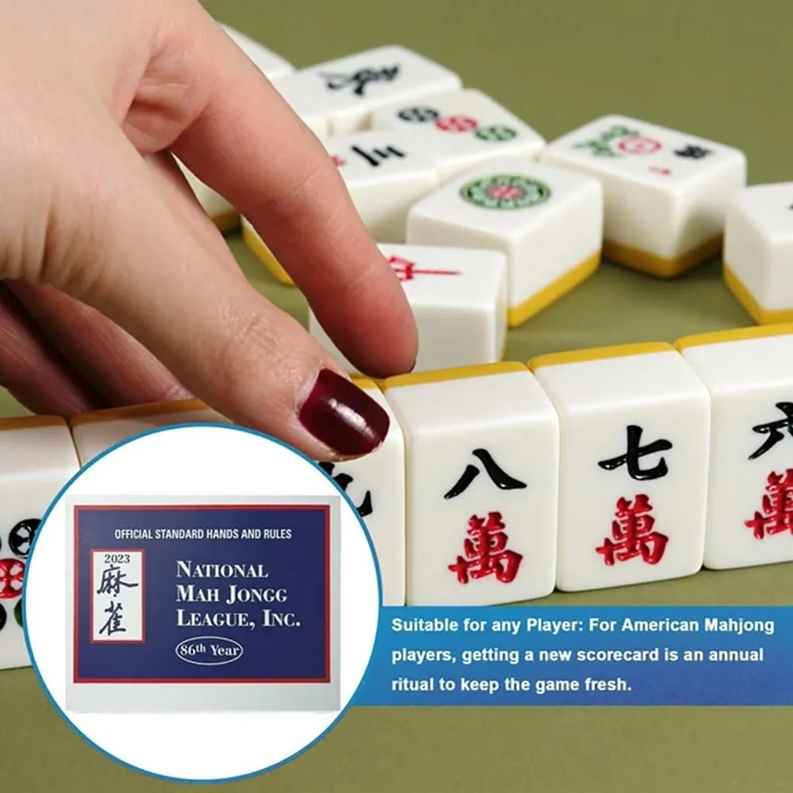 2023 Mahjong Cards, Mahjong Cards Official Standard Hands And Rules Mahjong Cards 2023 Large Print Mahjong Scorecard 4