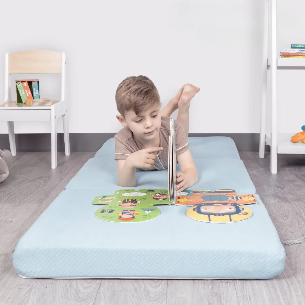 Description Picture 6 of item2023 New Toddler Nap Mat Bed Tri Folding Mattress