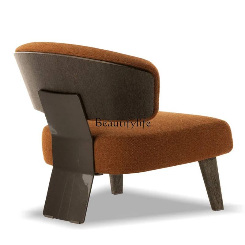 Nordic Italian Minimalist Fabric Couch Living Room Home Single Leisure Chair