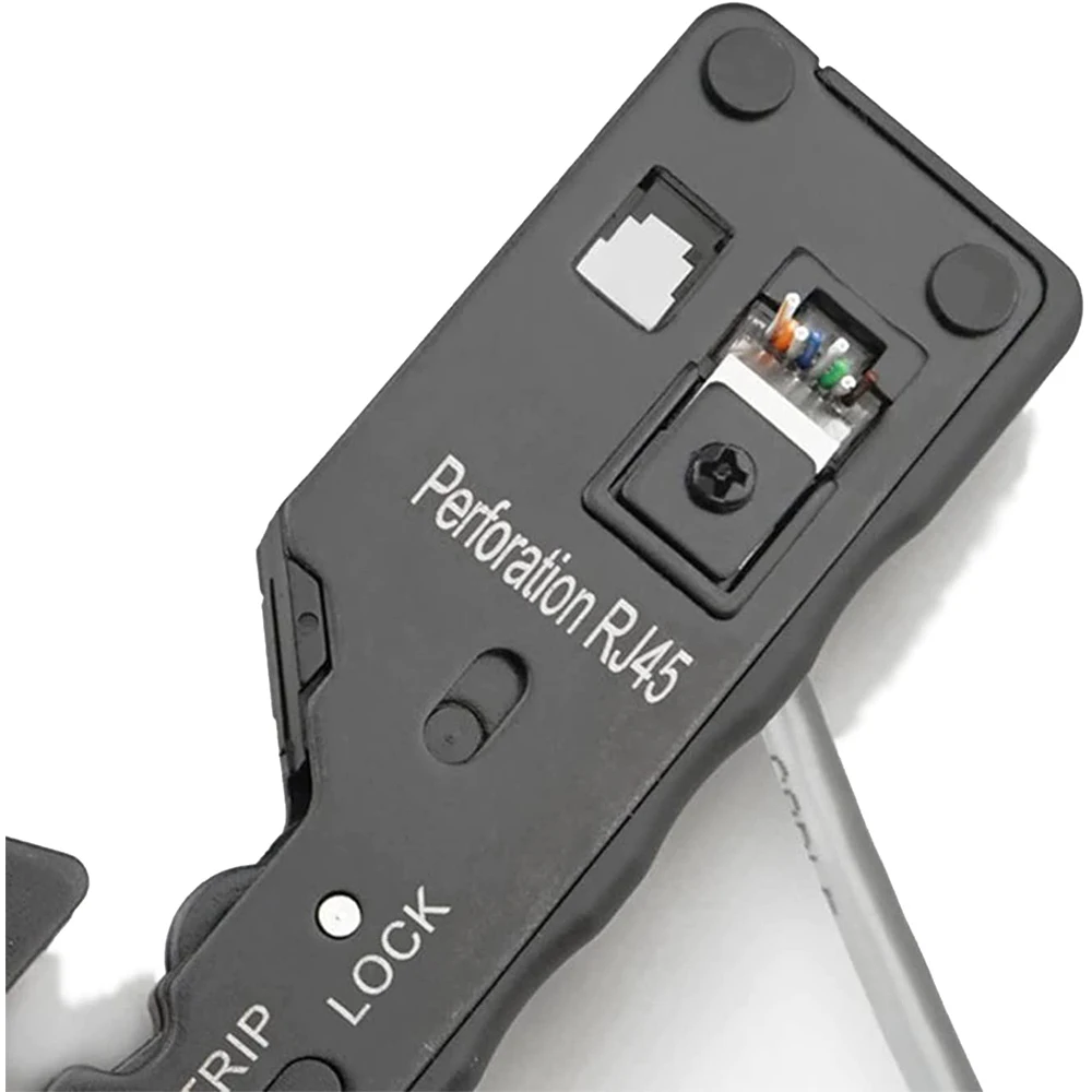 Hoolnx Pass Through Network Crimp Alicatadores, Ferramenta