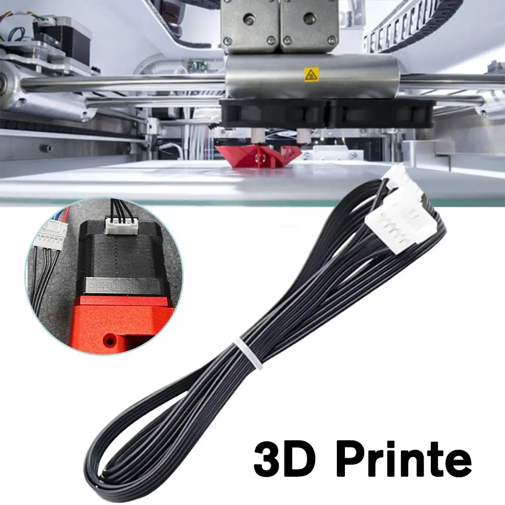 3D 프린터 스텝퍼 모터 익스텐션 케이블 압출기 모터 연장 라인, Ender3 CR10 3D 프린터 H7D8 용, 100cm