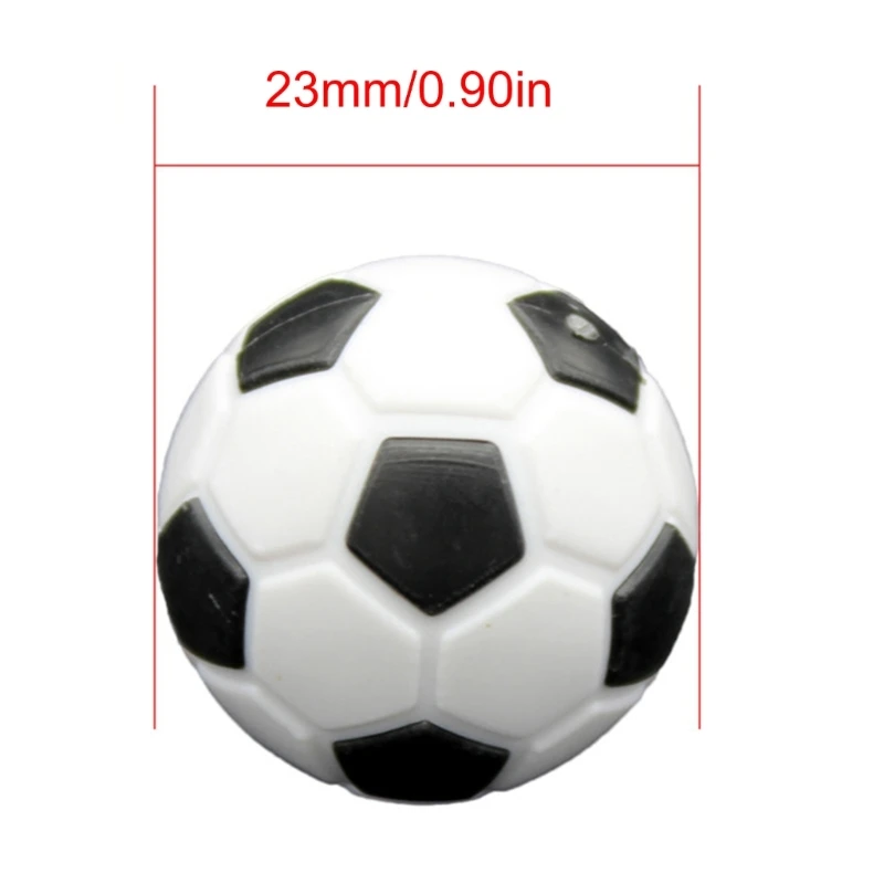 Tabletop Soccer Game 12Pcs Table Soccer Foosballs Replacements Foosballs Table Ball Enduring Tabletop Game Small Football Soccer Ball
