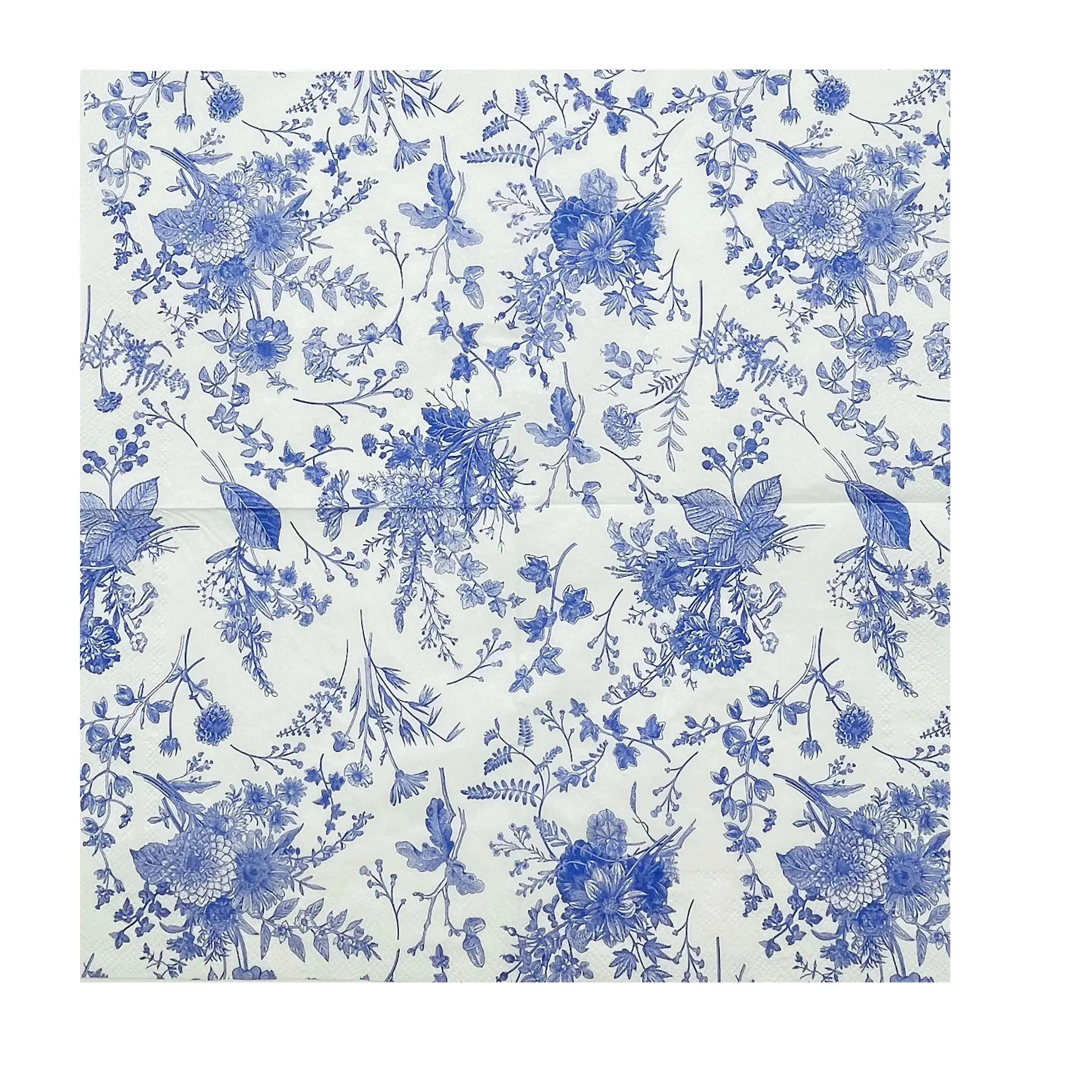 Floral Cocktail Beverage Napkins Disposable Paper Spring Flowers Dessert Napkin for Wedding Holiday Birthday Party Supply 40/80 disposable tableware paper napkins
