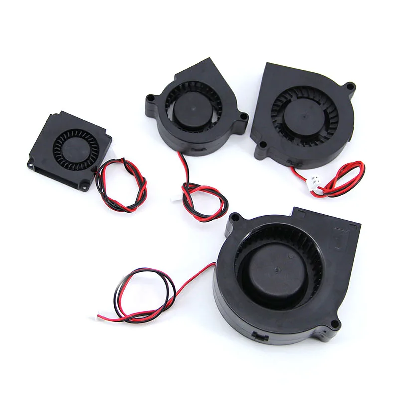 Cooling fan 4010 5015mm 5020 6015 7530 With 2Pin XPH2.54 Wire DC 5V 12V 24V Multiple options for 3D Printer