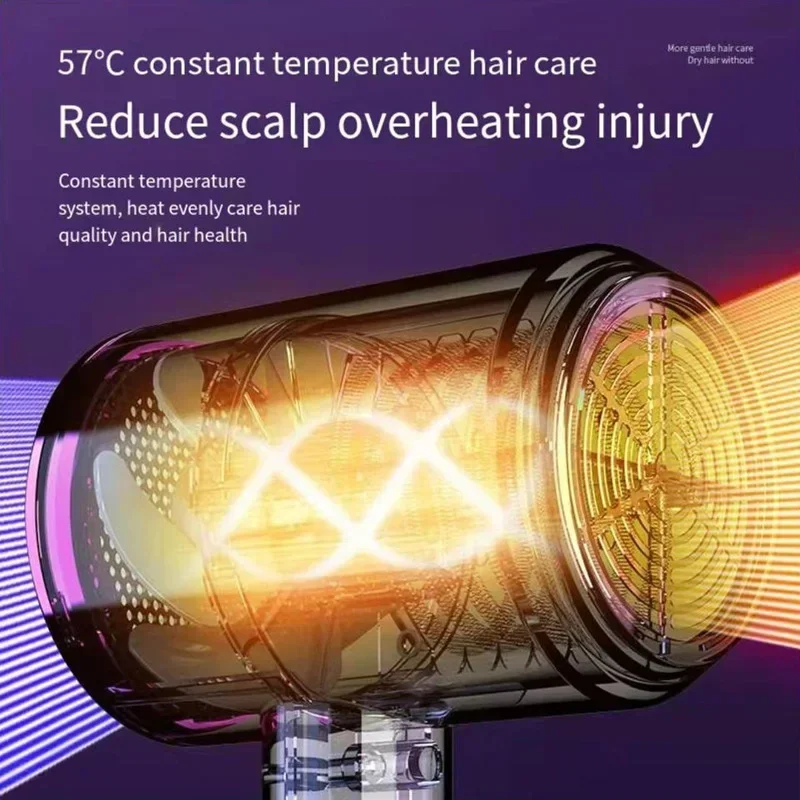 XIAOMI Hair Dryer High-speed Blue Light Negative Ion Hair Dryer Low Noise Adjustable Quick Drying Suitable For Home Salons 4