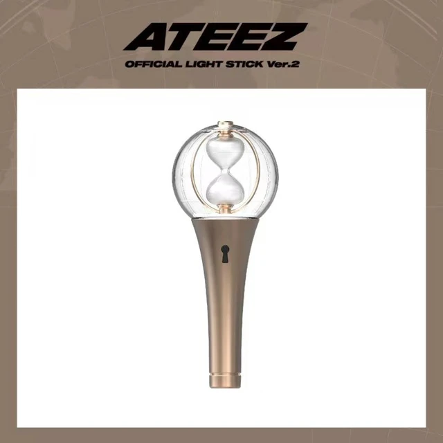 Kpop Ateezed Lightstick Ver.2 Ver.1 Korea Light Stick Globe Hand Lamp  Concert Lamp Party Flash Fluorescent Toys Fans Collection