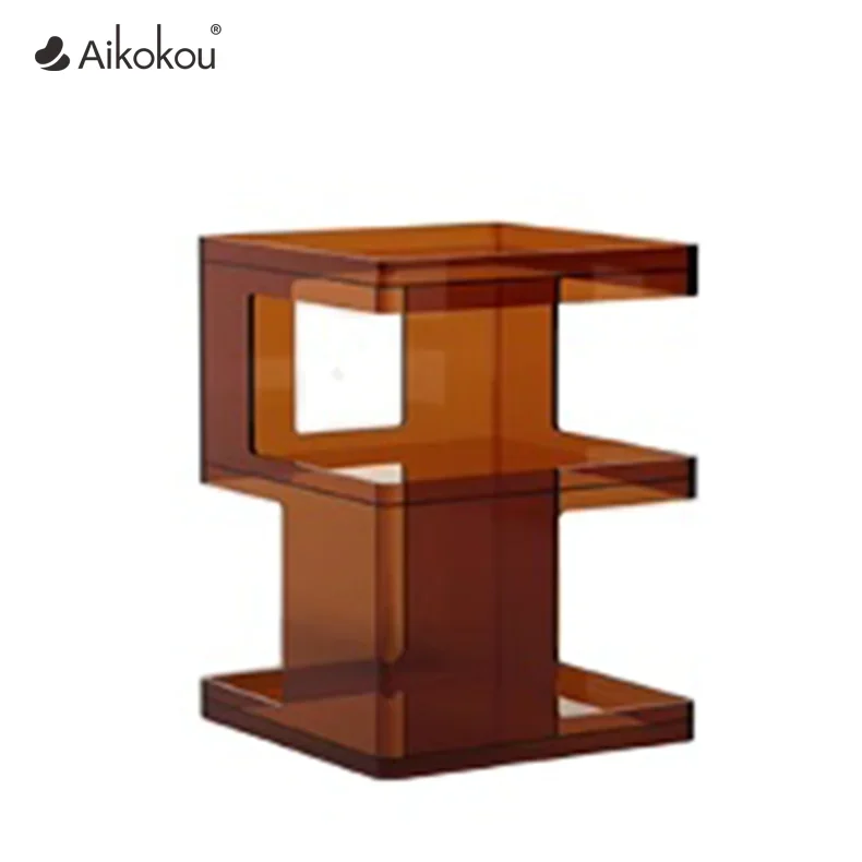 Modern simple household living room sofa side table mini small coffee table bedroom light luxury bedside