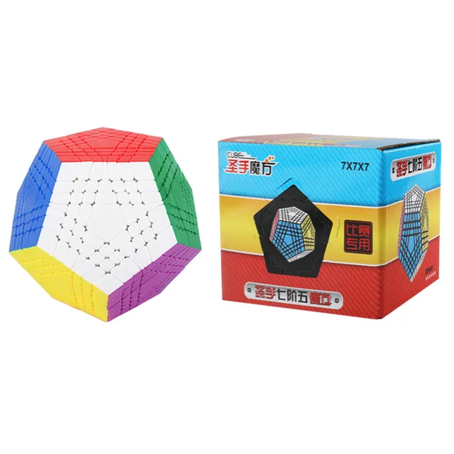 ShengShou 7x7 Teraminx 7x7 Megaminx Magic Cube Shengshou WuMoFang 7x7x7 Dodecahedron Puzzle Educational Megaminxeds Toys 6