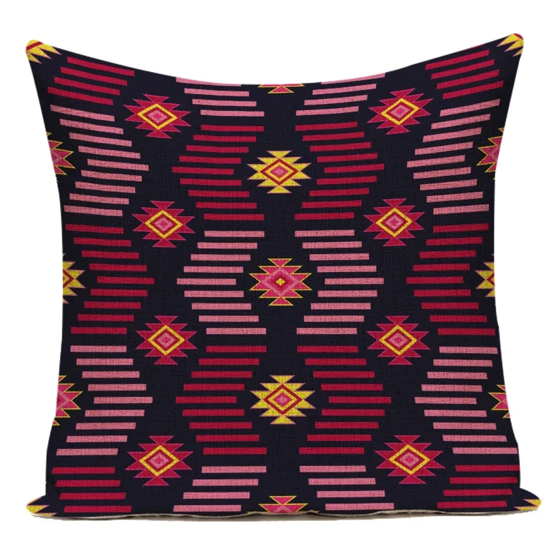 Boho Mandala Decorative Throw Pillow Cover