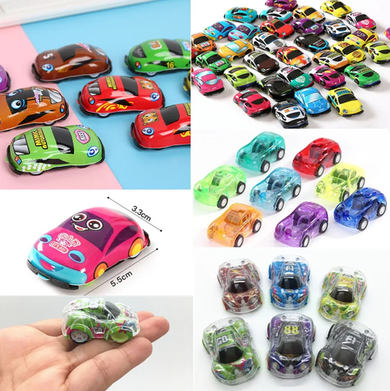10pcs Mini Racing Car Diecast Pull Back Toy Vehicle Camouflage Graffiti Cartoon Cars Model Kids Educational Toys Birthday Gifts |