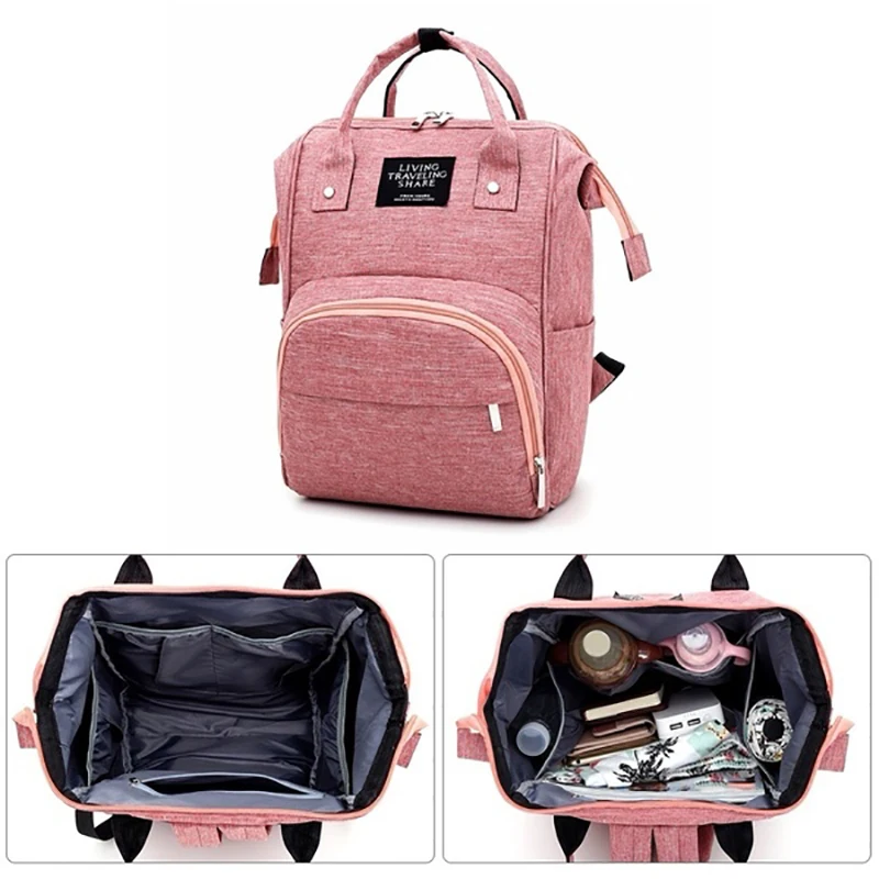 Diaper Backpack for Baby Care Multi-Function Waterproof Outdoor Travel