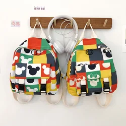 Cartoon Disney Children Cartoon Bag Mickey Mouse Minnie Backpack for Boys Girls Kindergarten School Bag Backpacks for Women