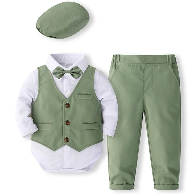 Baby Boy Gentleman Outfit Set 1