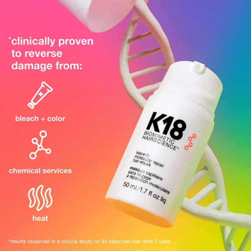 

The Original K18 Molecular Repair Hair Mask Damage Restore Soft Hair Deep Repair Keratin Scalp Treatment Hair Care Condition