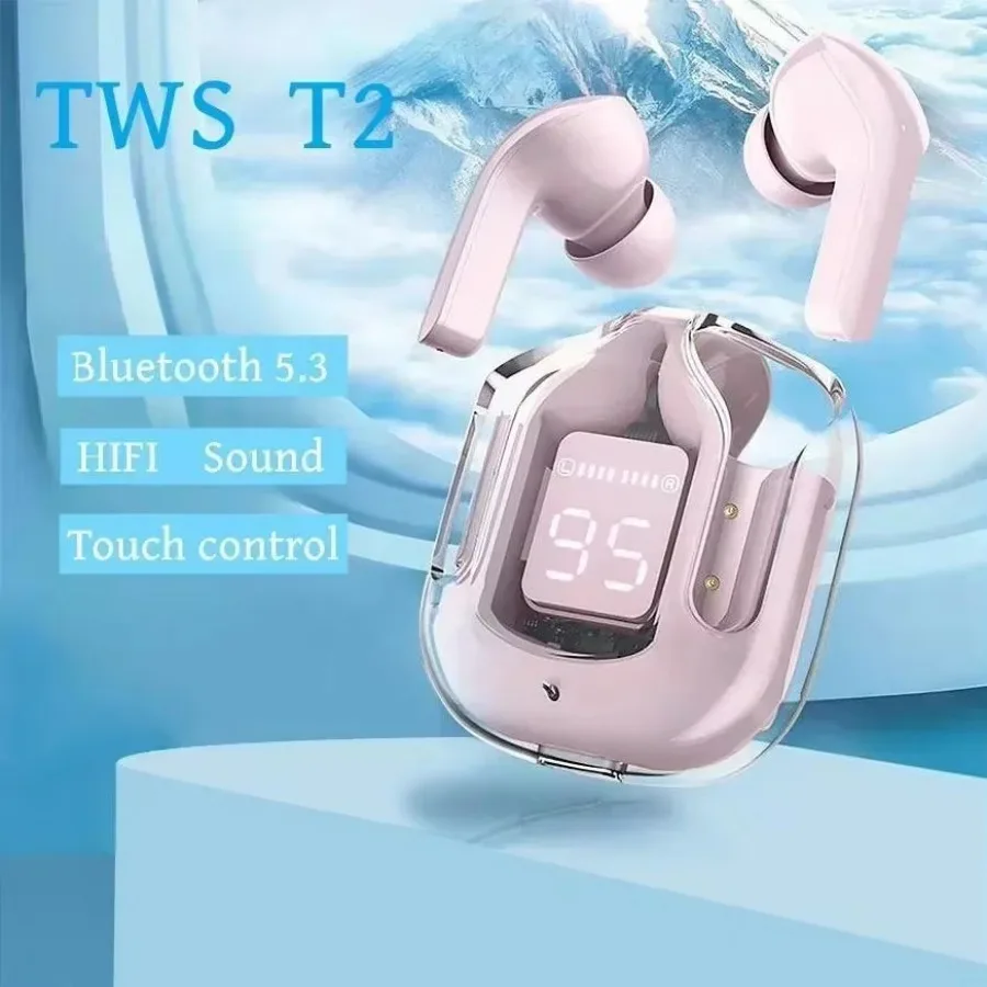 Wireless Bluetooth Headphones TWS Transparent HIFI Sound
