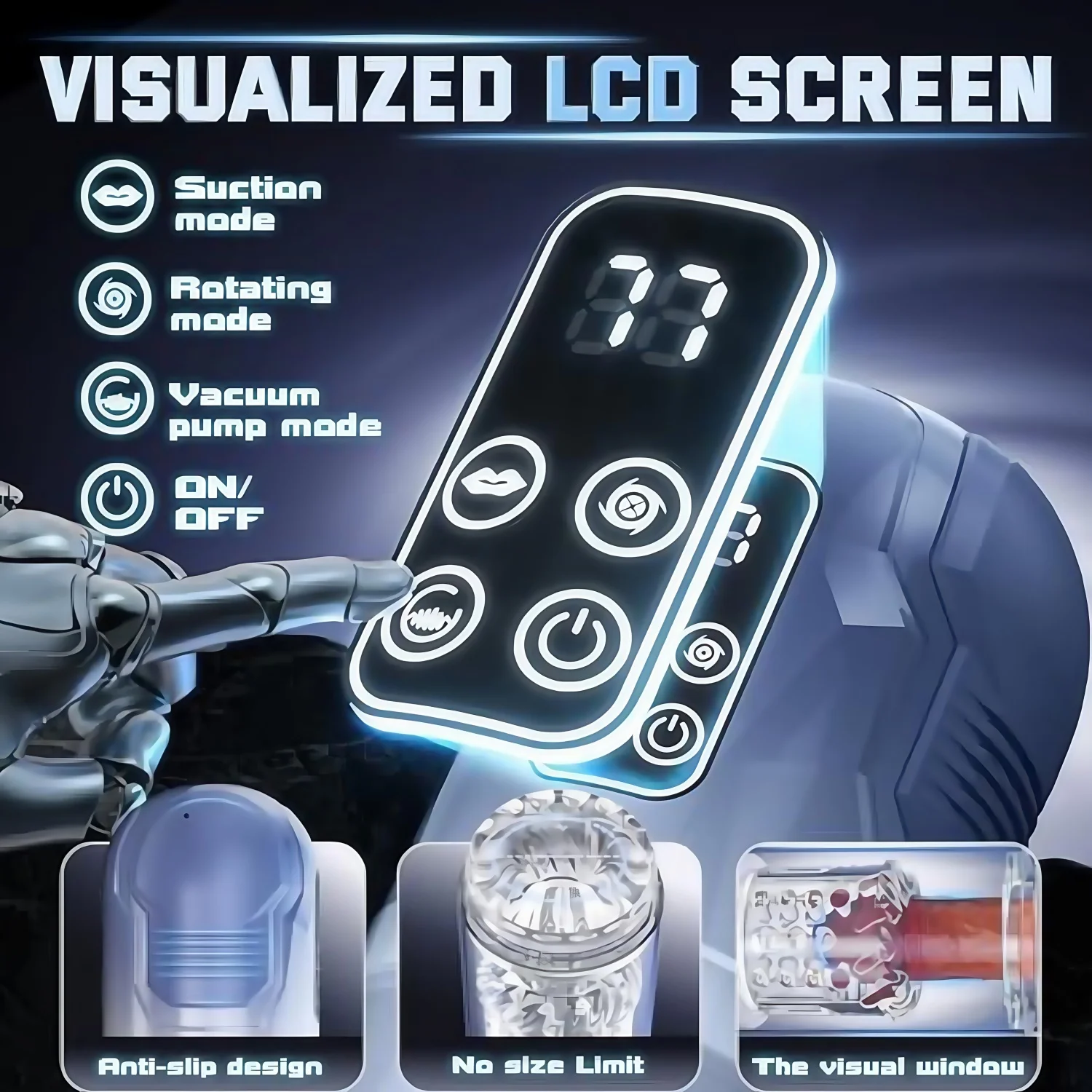 Telescopic Automatic Male Masturbator Masturbation Cup Blowjob Machine Sucking Pocket Pussy Vacuum Penis Pump Sex Toys for Men 6