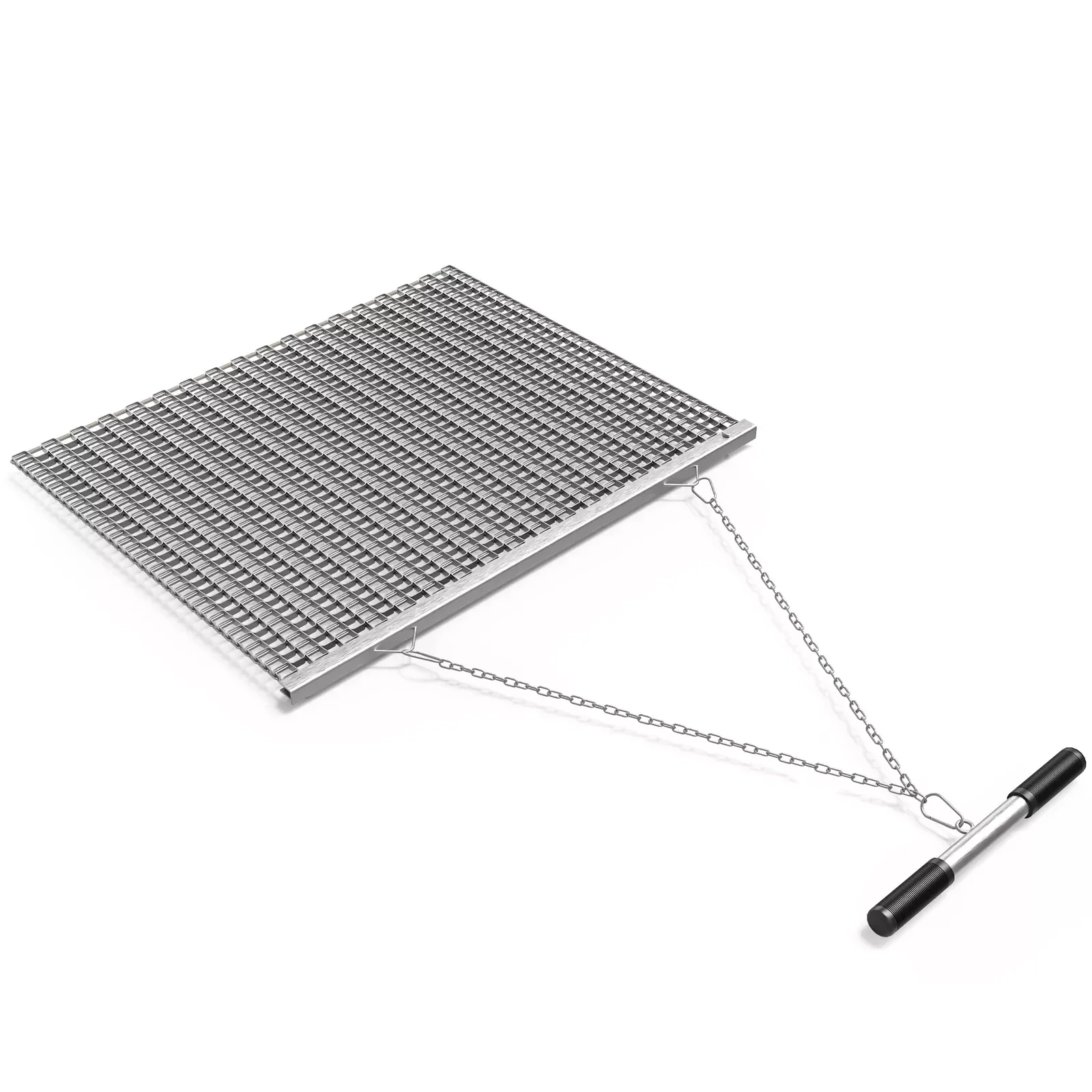 YINTATECH 3' x 3' Drag Mat Heavy Duty Zinc & Steel Mesh Field Surface Leveling for ATV UTV