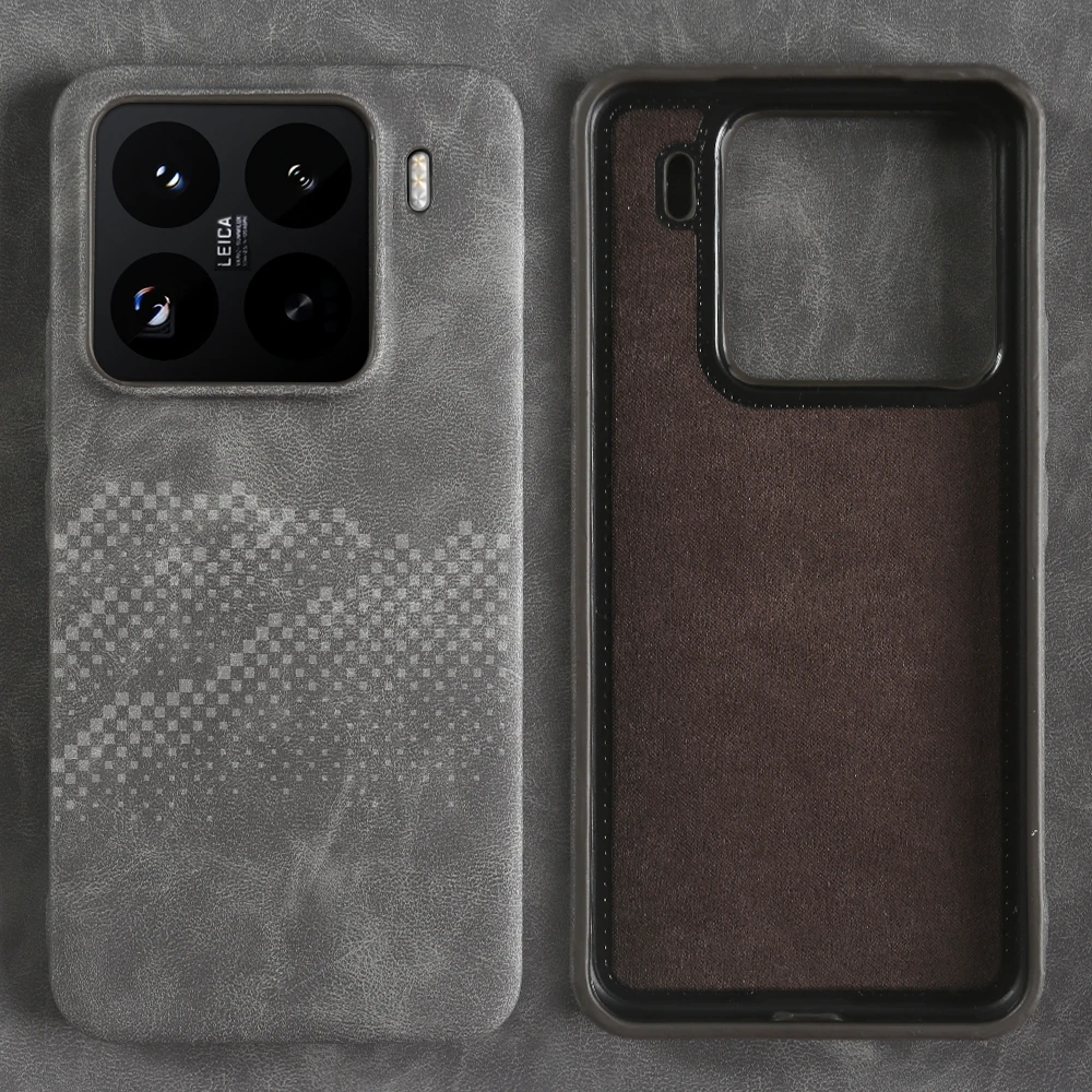 Leather Shockproof Bumper Case - Premium Protective Cover