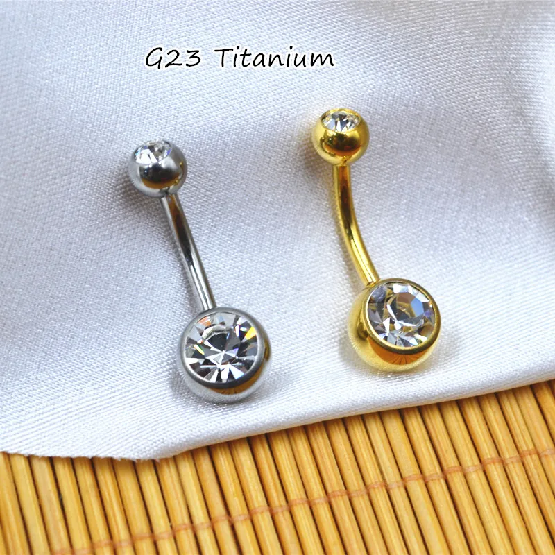 

50 шт., имплантат тела из титана с двумя кристаллами