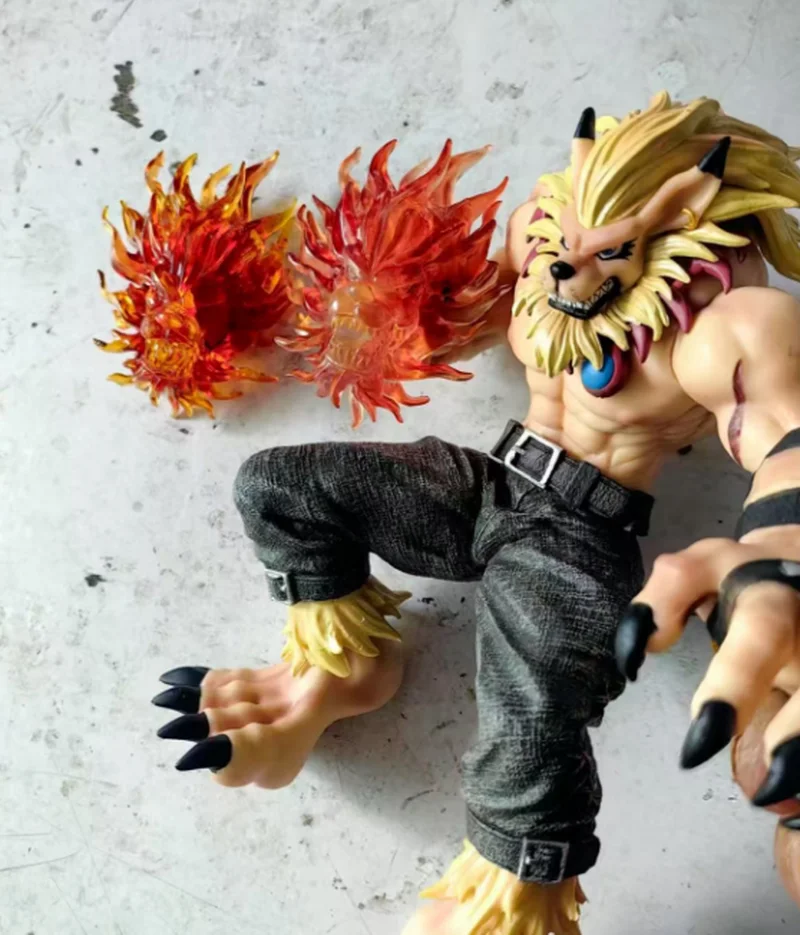 Soar Studio デジモン レオモン 完全に塗装された PVC スタチュー