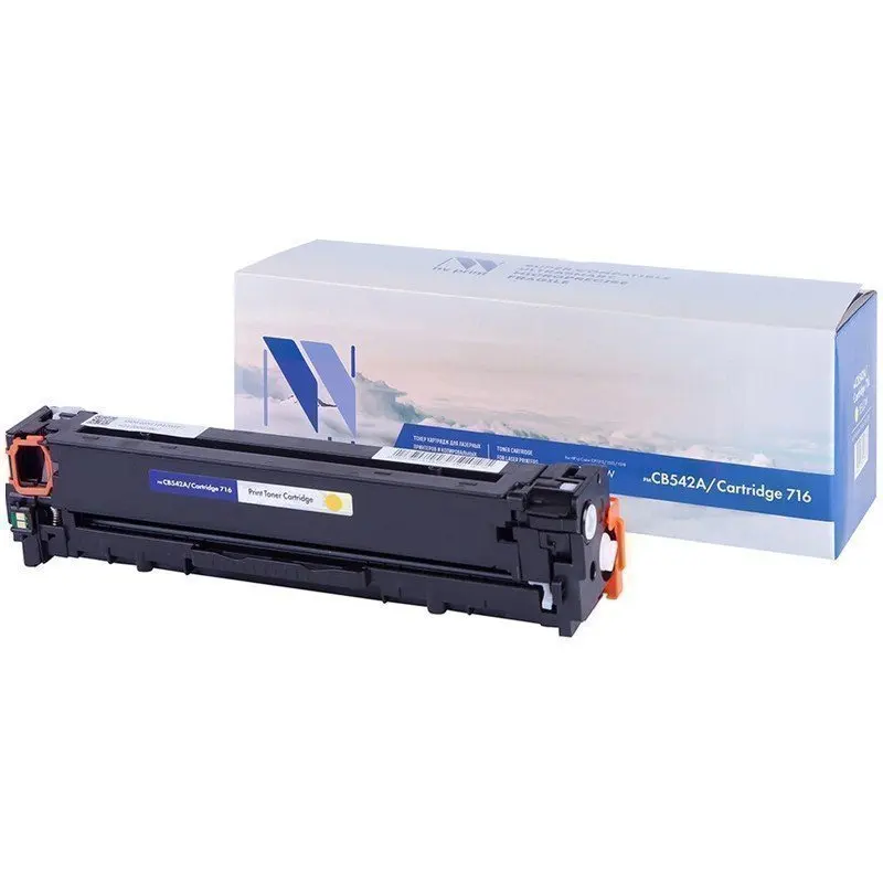 Картридж совм. NV Print CB542A/Cartridge 716 желтый для HP Color LJ CM1312/CP1215/1515/1518(1400стр) | Электроника