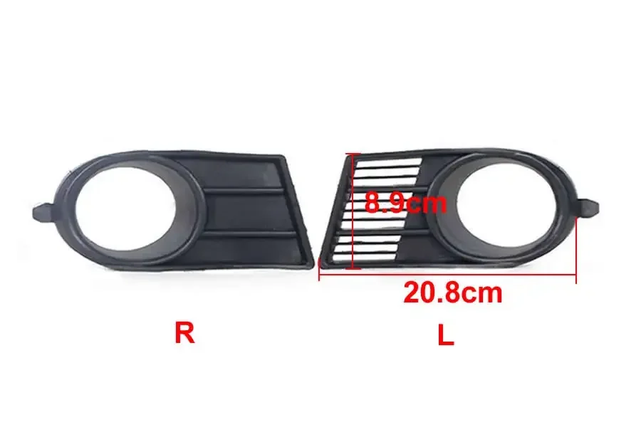 Caches Phares Antibrouillard Suzuki Swift 2005-2010 - Paire ABS Noir