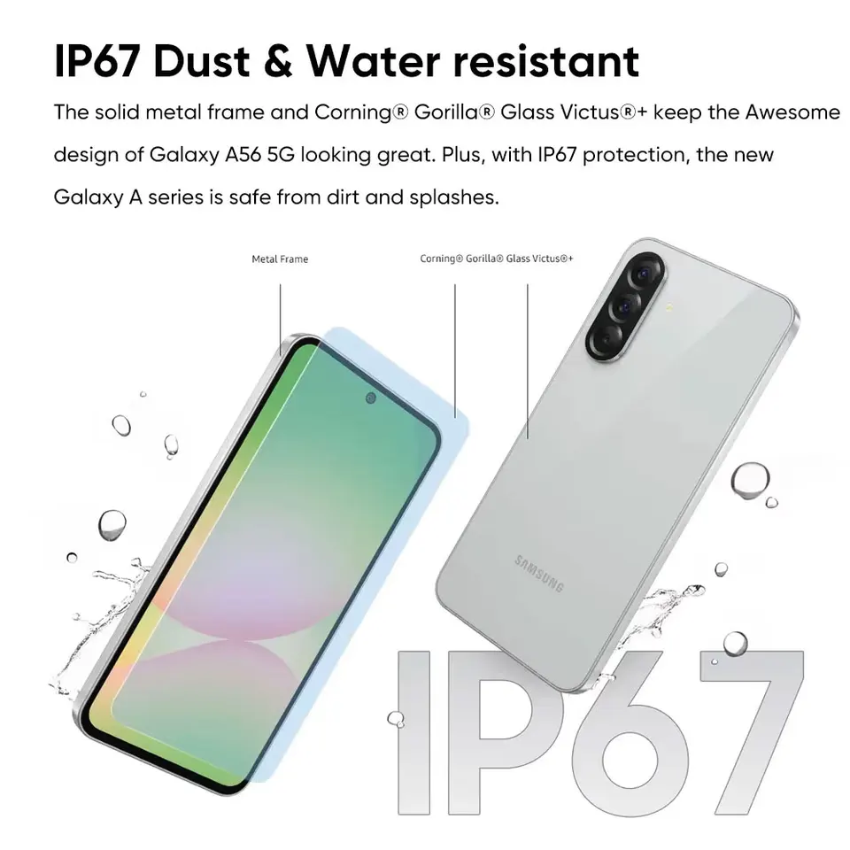 グローバル版 サムスン Galaxy A56 5G スマートフォン Exynos 1580 6.7