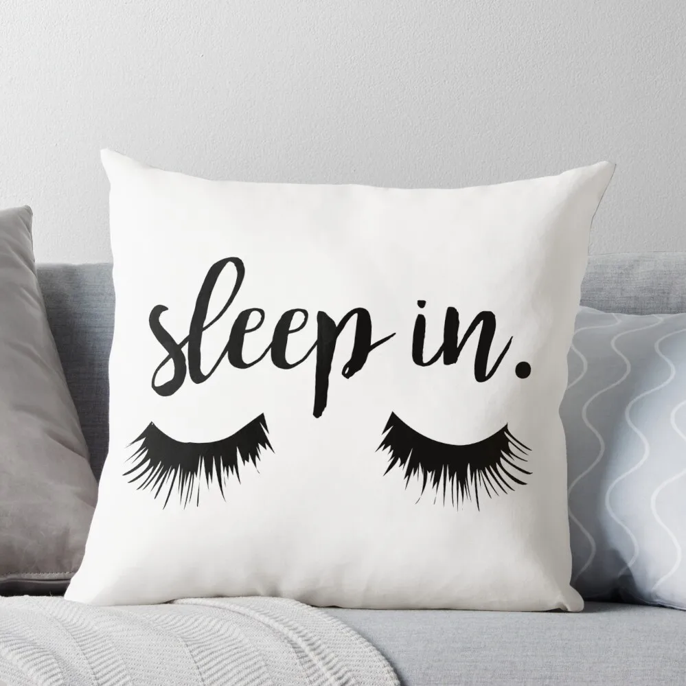 

Sleep In Eyelash Print Throw Pillow Luxury Cushion Cover Cushion Cover Set