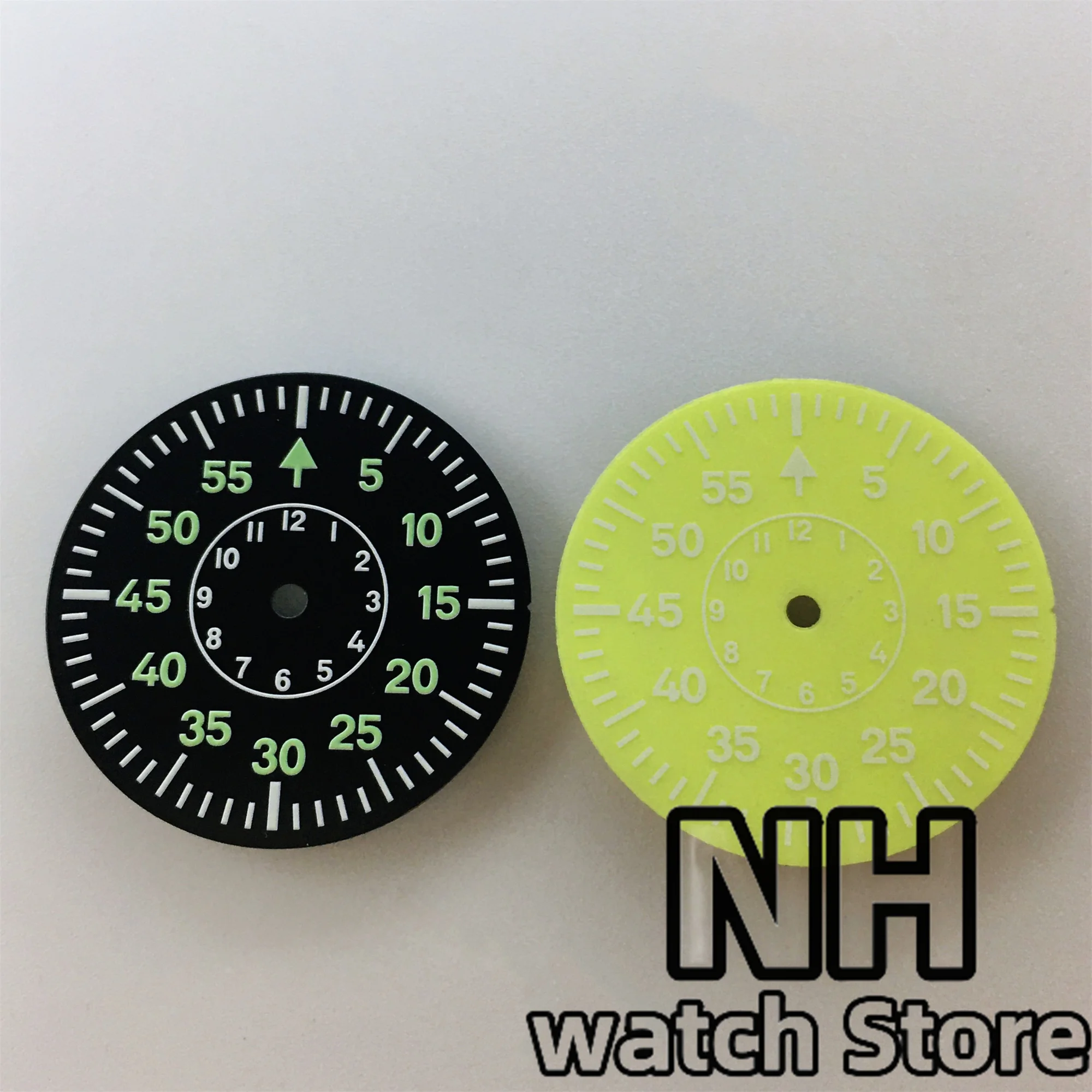 NH 29mm Watch Dial all-Luminous Dial Fits NH35 NH36 NH38 Miyota 8215 8205 DG 2813 3804 ETA2824 2836 PT5000 Movement