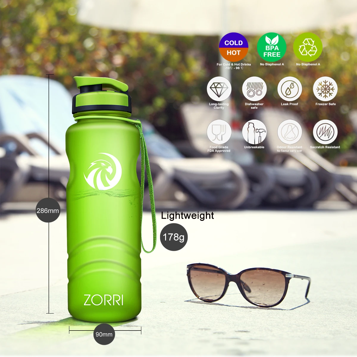 Sports Water Bottle Sports Bottle Water Bottle ZORRI Portable Sport Water Bottle BPA Free Outdoor Travel Carrying Child Gourd For School Drinkware Bottles Botella De Agua