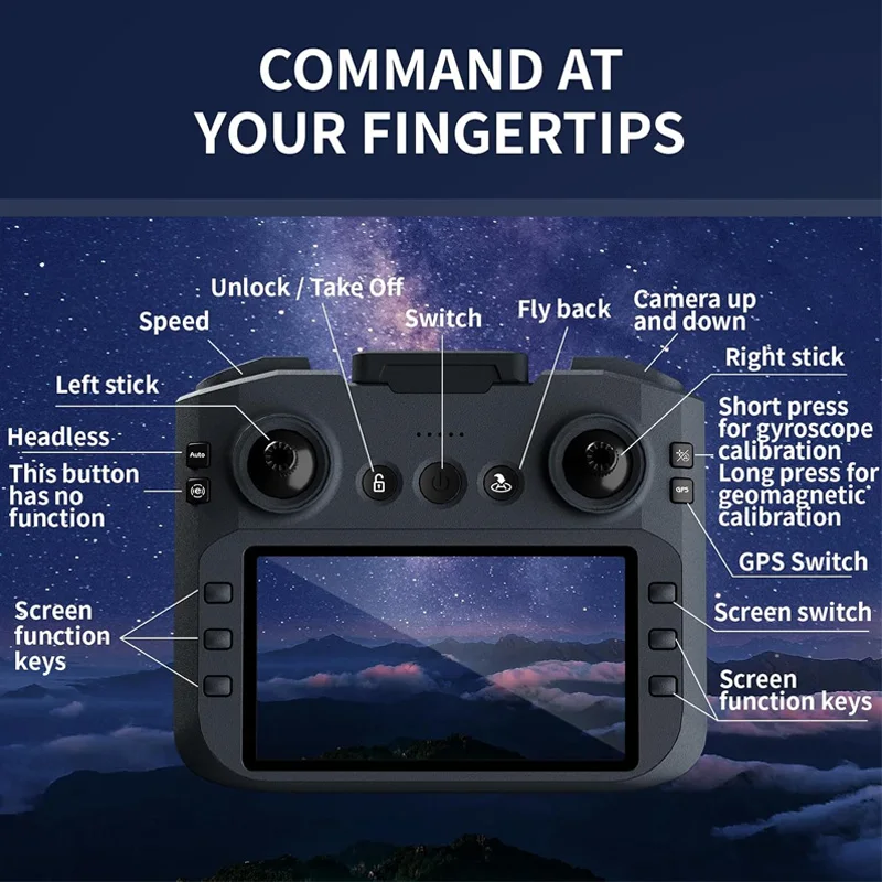 4DRC M7 GPS 드론 8K 4K 카메라 촬영 쿼드콥터 자동 복귀 브러시리스 모터 UAV FPV 드론 RC 장난감 선물 소년 및 성인용