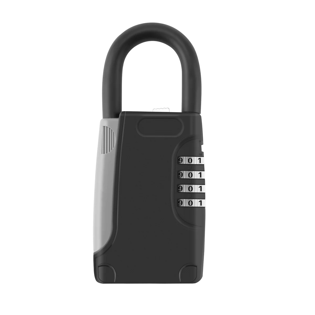 

Metal Mechanical Key Storage Box Box Metal Hook Type Password Key Box Key Safe-Black
