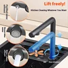 Cup Washer Hidden Sink Stainless Steel Kitchen Sink Mini Bar Single Slot Touring Car Wash Basin With Cover Plate Apartment 3