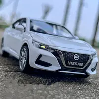 1:32 Nissan Sylphy Alloy Car Model Simulation Diecast Metal Toy Vehicles Car Model Sound and Light Collection Childrens Toy Gift 1
