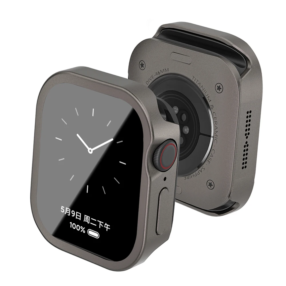 Durable Waterproof Aluminum Alloy Case for Smartwatches - Full Coverage Protection
