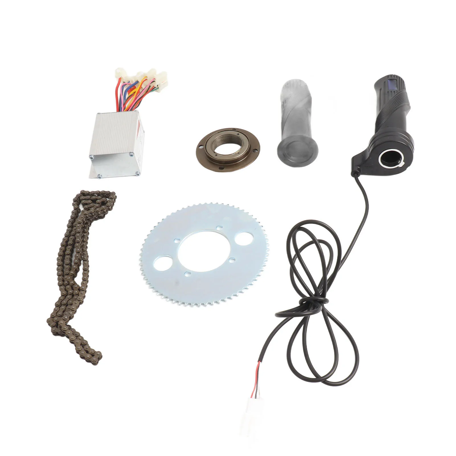 24V 250W Electric Bike Motor Controller Set Aluminium Alloy High Speed Brushed Motor Set For Electric Motorcycles Conversion