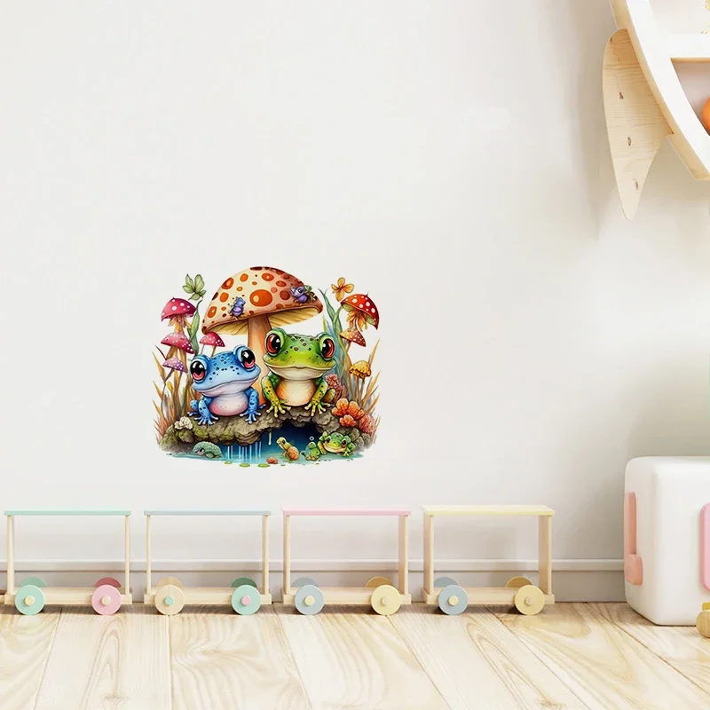 Wall Sticker Frog Mural for Kids Room Living Room Home Decoration